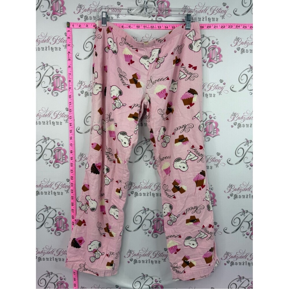 Peanuts pants pj Pink Snoopy & Cupcake Pajama Pants
